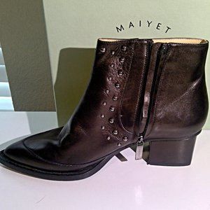 Maiyet Leather Ankle Boots